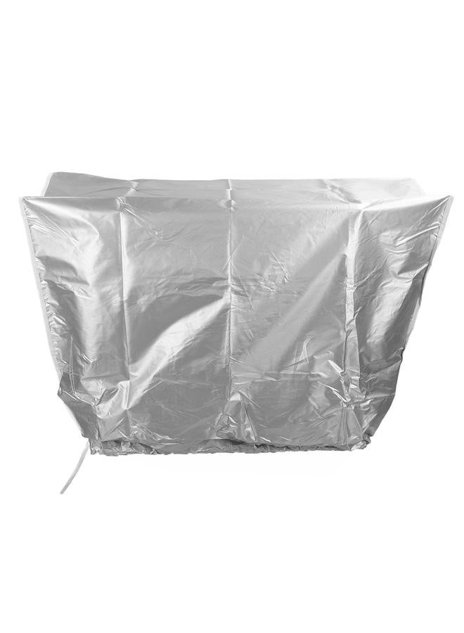 غطاء وحدة مكيف الهواء للنافذة مقاوم للماء وقابل للتنفس، غطاء واقٍ للأثاث المركزي لوحدة الأجهزة في الفناء الخارجي، بأبعاد 86x35x60 سم / 33.9x13.8x23.6 بوصة - Image 3